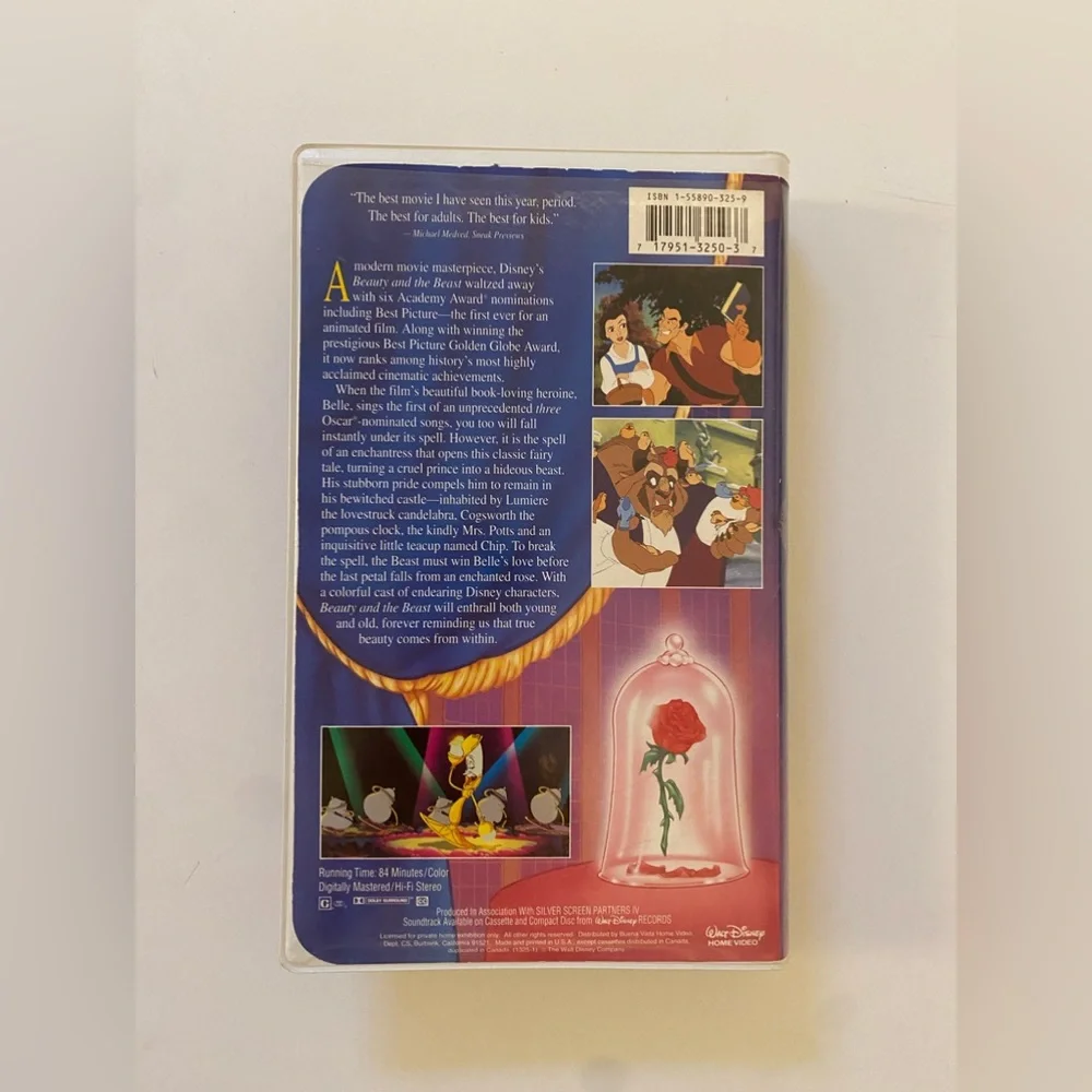 Beauty and the Beast VHS Disney Vintage